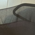 14th & Union  Black Sheer Shoulder Top Size Small Photo 1