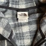 The North Face  Black White Plaid Hooded Half Zip‎ Sweater Size XS Photo 6