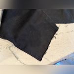 Good American  Black Exposed Button Fly Frayed Mini Boot Jeans 14/32 Photo 3