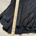 Free People Black Mini Skirt Size 8 Ruffle Tiered Star Print Party Photo 4