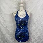 Lululemon  Cool Racerback Windy Blooms Sapphire‎ Blue Multi Tank Top Size 2 Photo 4