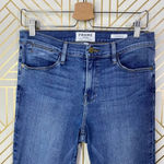 frame denim Frame Le High Skinny Jeans in Sayville Blue Wash Denim Ankle Size US 29 Photo 3