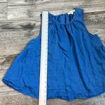 Madewell  Denim Blue Button Front Vest Crop tank Top Fitzgerald Wash Size XS #130 Photo 6