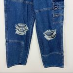 Dolls Kill  Postergrl Wide Leg Distressed Jeans Small Photo 2