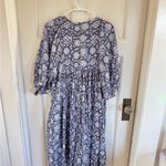 Daughters of India Kyra floral midi dress in Blue Iris size xs Photo 4