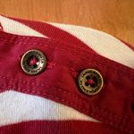 Pacific&Co LAUREN JEANS  Lauren Ralph Lauren Top White Red Stripe Long Sleeve Shirt 2X Photo 5