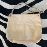 Calvin Klein Tan Leather Large Slouchy Shoulder Bag Photo 3