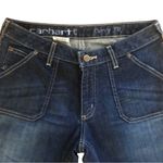 Carhartt WB071 - Women's Curvy Tomboy Cropped Jean Sz. 6X22 Cuffed Pocket Photo 3