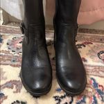 Isaac Mizrahi Issac Mizrahi live Black leather Knee high Boots 5M Photo 3