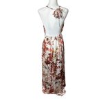 Hello Molly  Mermaid Hotel Maxi Dress Size Large Floral Print Strappy‎ Backless Photo 5