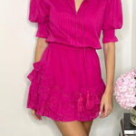 Karina Grimaldi  Carol Fuchsia Mini Dress Photo 0
