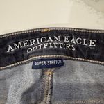 American Eagle  High Rise Jegging Crop Denim Jeans Womens 4R Dark Gray Distressed Photo 3