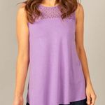 Agnes & Dora NWT  Eyelet Essential Tank | Purple Photo 0