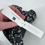 Laundry by Design  Packable‎ Wide Brim Visor Hat Black Floral Trim Travel NWT Photo 9