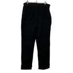 Reformation Vicki Belted Straight Jeans Black Women’s Size 31 High Waist Cropped Photo 3