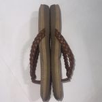 CLIFFS WHITE MOUNTAIN Gorpcore Freedom Sandal Brown Faux Suede Flip Flops Sz 8 Photo 13