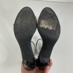 Tibi  New York Amber Nude and Silver Ankle Strap Heels Size 38 Photo 5