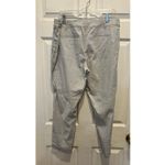 J. Jill‎ Women's Stretch Linen Blend Pants Steel Blue Gray Lagenlook Women's 12 Photo 3