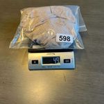 Good Luck Gem Good Luck Large Gem Ribbed Crop Top with Side Ties Gray Long Sleeve Casual Chic Photo 6