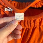 MOTH Anthropologie Orange Silk Cotton Blend Dolman Top, Sz Small Photo 2