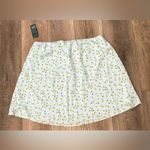 Wild Fable  Light Blue Floral A-Line Skirt Photo 1