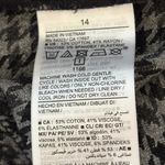 Old Navy Pixie Skinny High Rise Black/Gray Herringbone Plaid Size 14 EUC Photo 5