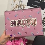 Coach  Disney large wristlet 30 with Pink Happy Clutch Bag🤍 Photo 8