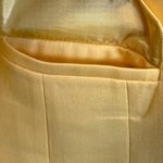 Pendleton  Vintage Blazer Wool Flap Pocket 2 Button Butter Yellow Women’s Size 12 Photo 10