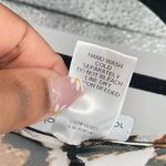 Jordan Taylor Oversized Mesh Leopard Print V-Neck Kaftan Tunic Top Size Medium Photo 6