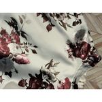 Jodi Kristopher  Ivory Floral Flare A-Line Mini Skirt School Dance Rose Size 3 Photo 1