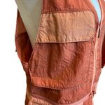 Jordan 23 Vest Women's Small Orange NWT Engineered Convertible Layering Safari Photo 6