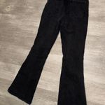 Black Ripped Flare Jeans Size 25 Photo 2