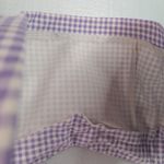 Like an angel  1X Mary Ann Gingham Check Capri Pants Set 2-Piece In Lavender Photo 4