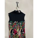 Jude Connally Dress Size Small Colorful Paisley Sleeveless Stretch Shift USA Black Photo 1