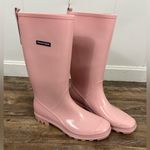 Planone Women's Tall Pink Rain Boots Waterproof Size 41/ 10 US Outdoor Barbie Photo 2