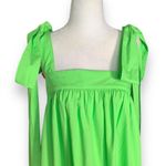Christopher John Roger’s X Target Dress Bright Green High Low Tie Bow Sleeve XS Green Photo 1