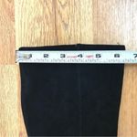 DKNY Caira Black Gold Vegan Suede Knee High Boot Buckle Chunky Heel Size 6 New Photo 12