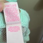 Victoria's Secret Victoria’s Secret Sheer Knit Beach Cover-Up Top Mint Green Size L Oversized Photo 6