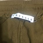 Lacausa Willow Tapered Leg Rayon Slim Casual Pant Olive Green Large Photo 6