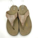 FitFlop  Metallic Pink Thong Sandals Women's 10 US Photo 4