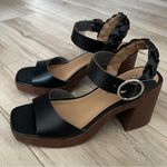 No Boundaries NWT  black Women's Block Heel Sandals Size 7 new in box Photo 1