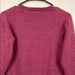 Lochmere Women’s Washable Cashmere Red Knit Comfy Cozy Crewneck Sweater Size M Photo 5