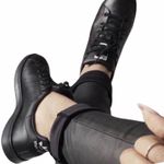 Adidas  ★ Stan Smith Low Profile Sneaker Tennis Shoes ★ Black Vegan Leather ★ 7M Photo 0