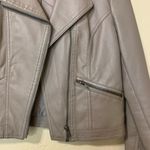Forever 21  Taupe Leather Moto Jacket Photo 2