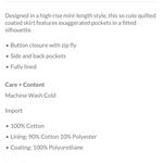 Free People NEW W TAGS-  blue lagoon patent faux leather mini skirt Photo 10