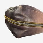 Prada  Ombre Leather Tote Bag Brown Gradient Large Satchel Shoulder Bag Photo 12