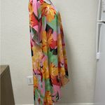 cha cha vente  Colorful Floral Swim Coverup Photo 6