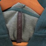 Gaiam Women’s Teal fleece style Hooded long sleeve sweatshirt Size Medium Photo 2