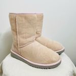 UGG  Australia Classic Short 5825 Leather Lined Winter Boots Light Petal Pink‎ 7 Photo 9