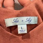 She & Sky  Brown Suede Crop Top Spaghetti Strap Photo 2